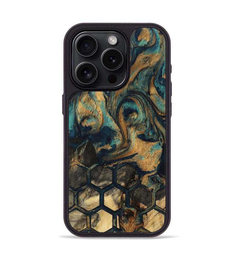 iPhone 15 Pro Wood Phone Case - Gregg (Pattern, 733440)