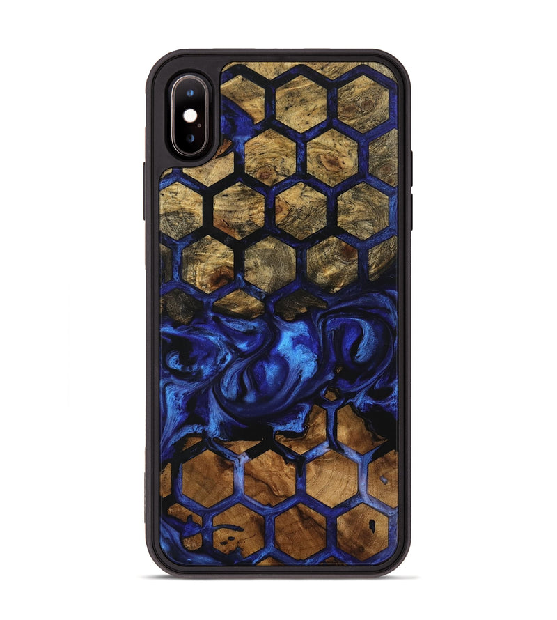 iPhone Xs Max Wood Phone Case - Agnesse (Pattern, 733442)