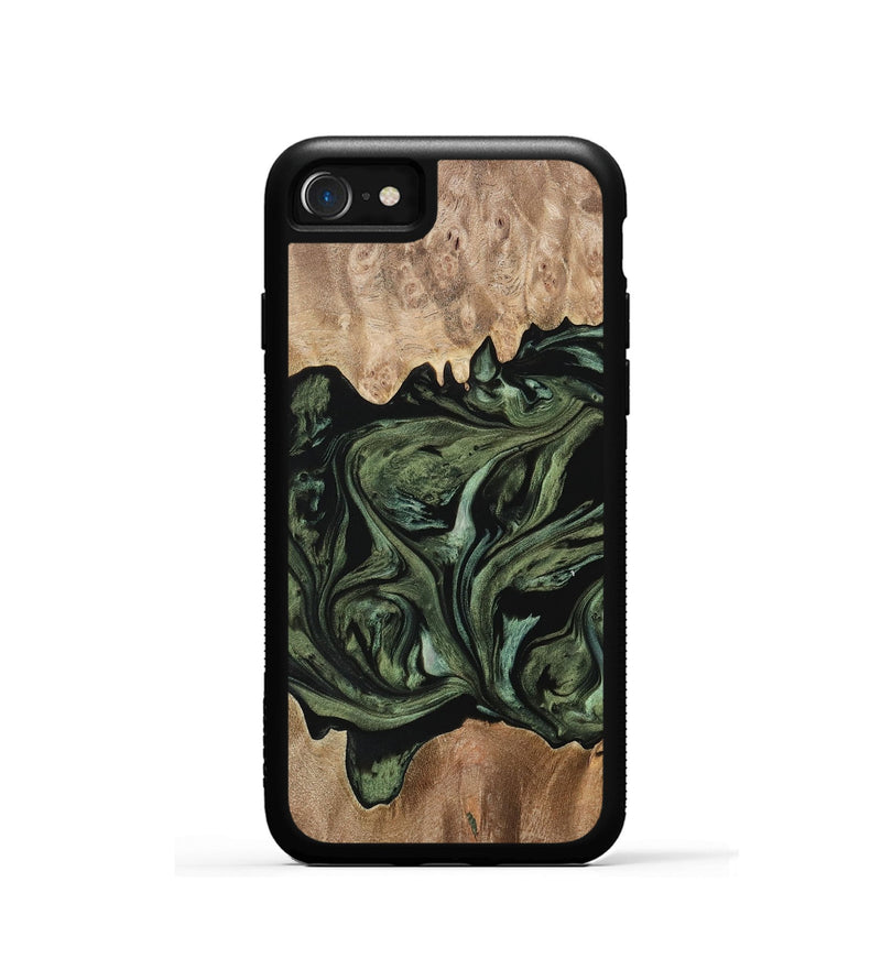 iPhone SE Wood Phone Case - Joli (Green, 733449)