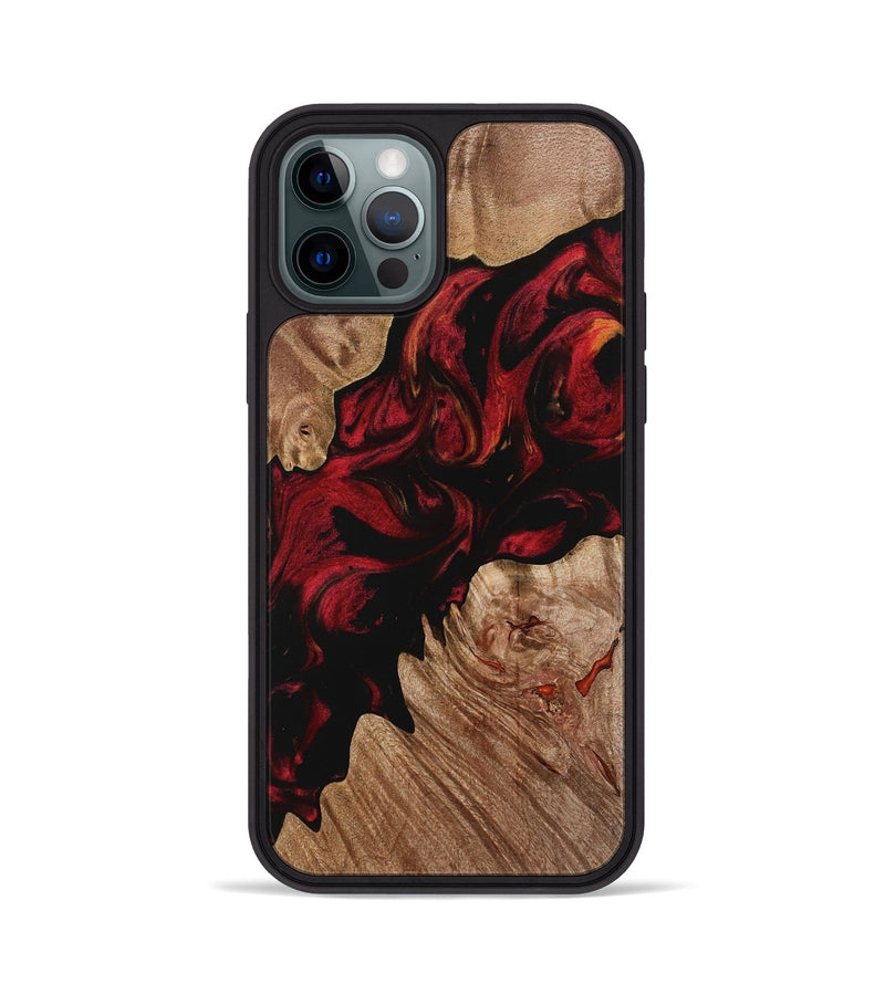 iPhone 12 Pro Wood Phone Case - Doyle (Red, 733451)