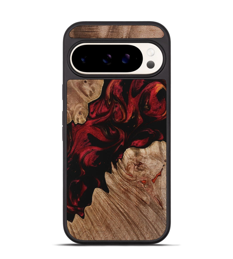 Pixel 9 Wood Phone Case - Doyle (Red, 733451)