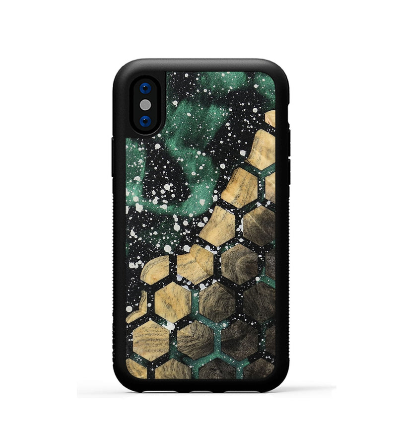 iPhone Xs Wood Phone Case - Rozalia (Pattern, 733454)