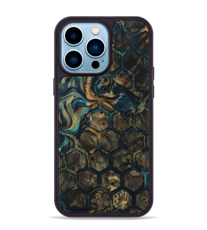 iPhone 14 Pro Max Wood Phone Case - Takisha (Pattern, 733459)