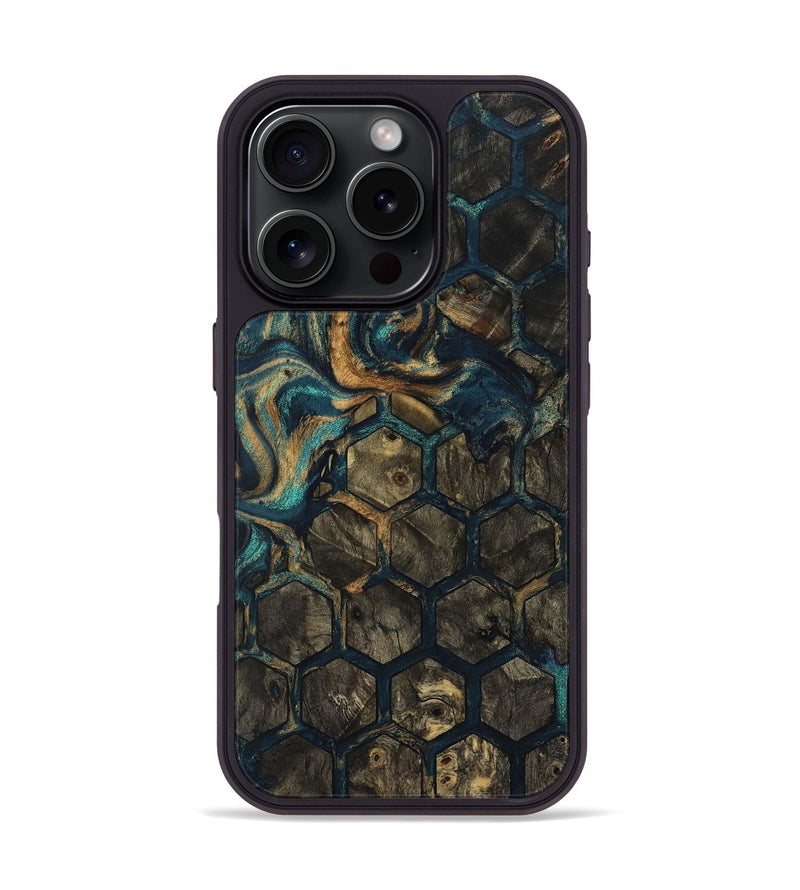 iPhone 16 Pro Wood Phone Case - Takisha (Pattern, 733459)