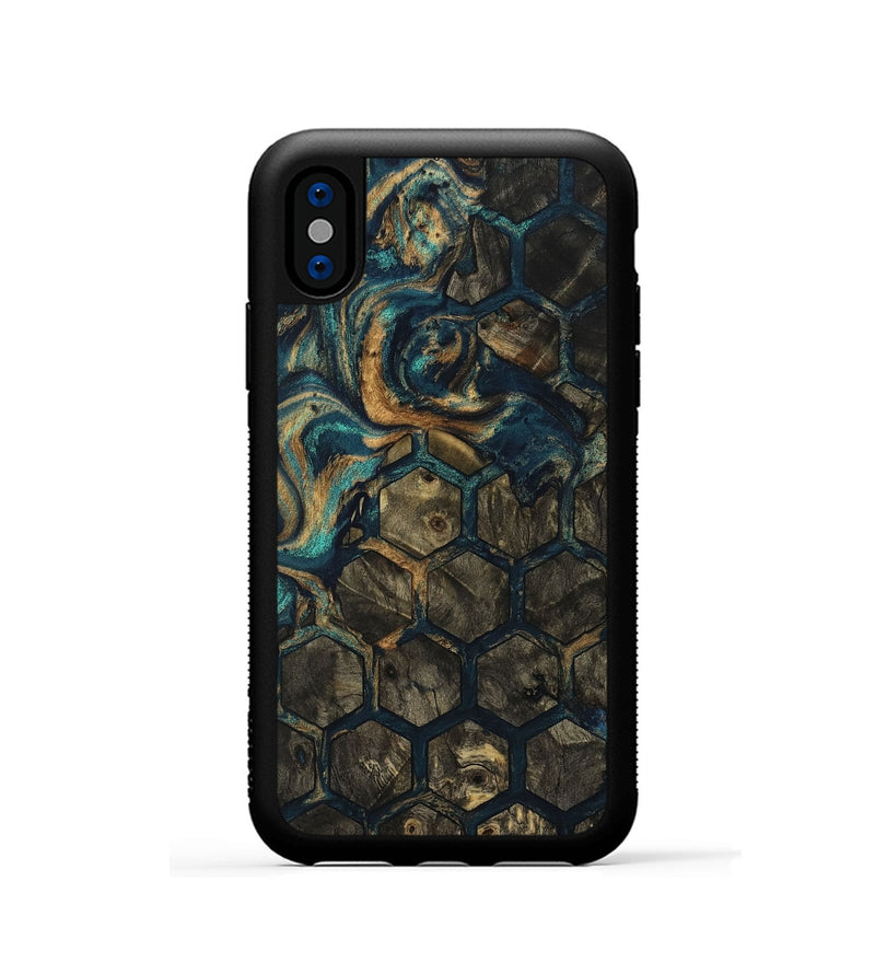 iPhone Xs Wood Phone Case - Takisha (Pattern, 733459)