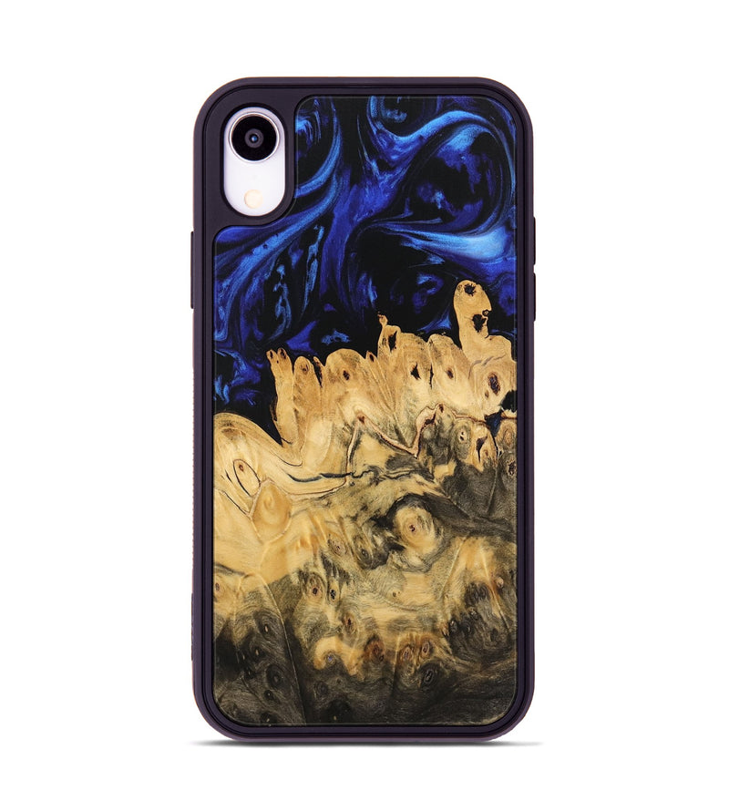 iPhone Xr Wood Phone Case - Price (Blue, 733461)