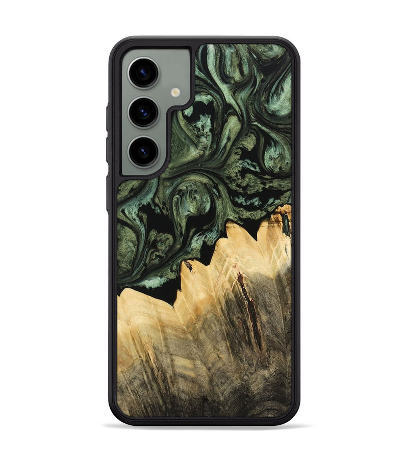 Galaxy S24 Plus Wood Phone Case - Doti (Green, 733463)