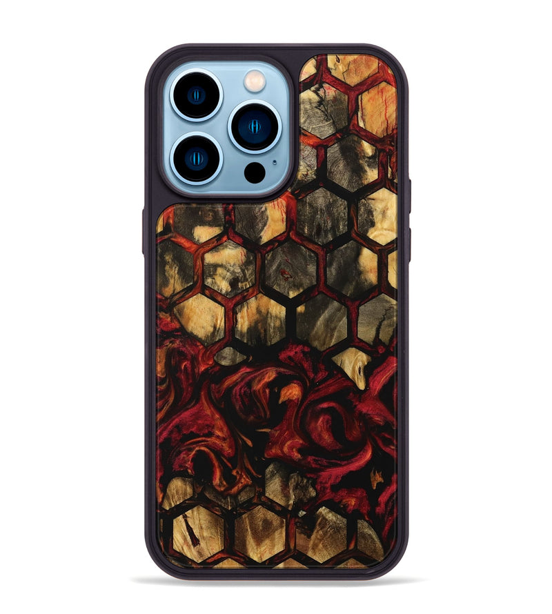 iPhone 14 Pro Max Wood Phone Case - Roxana (Pattern, 733468)