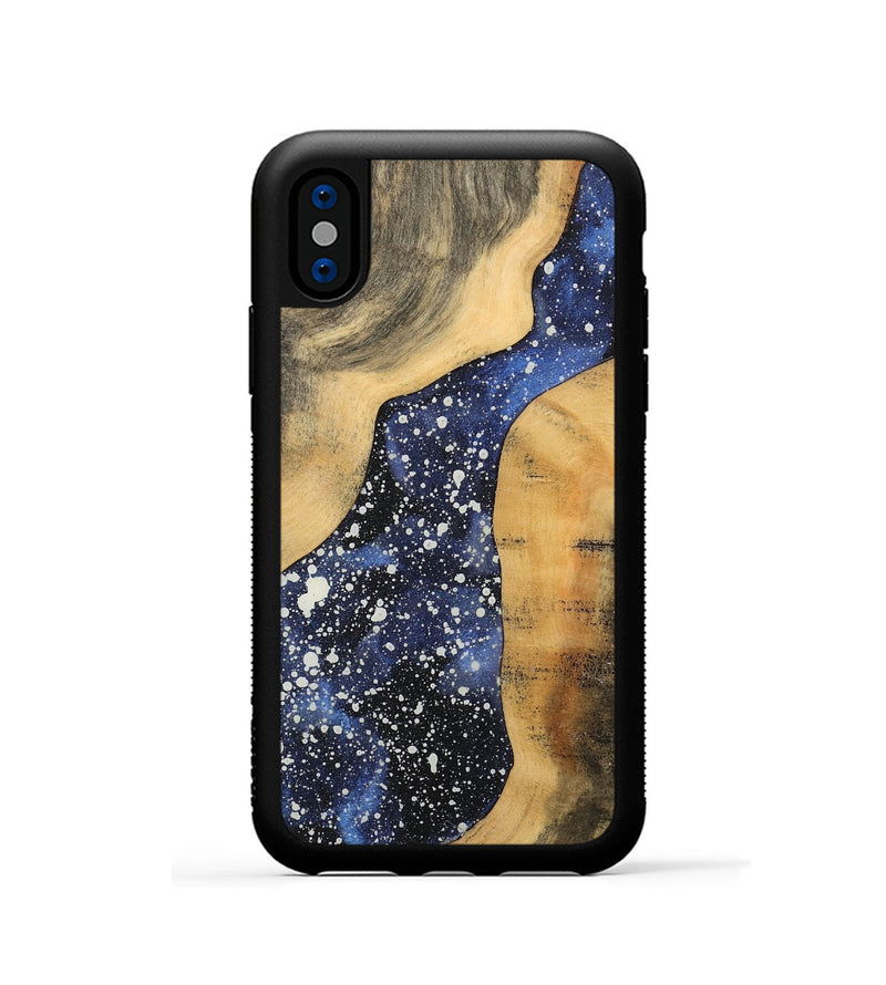 iPhone Xs Wood Phone Case - Audre (Cosmos, 733478)