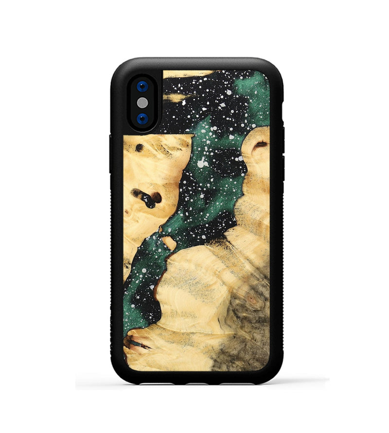 iPhone Xs Wood Phone Case - Aleena (Cosmos, 733479)