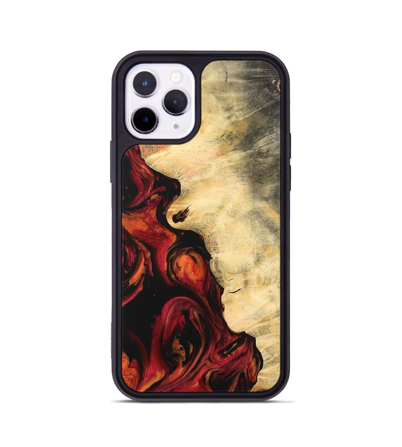 iPhone 11 Pro Wood Phone Case - Treva (Red, 733481)