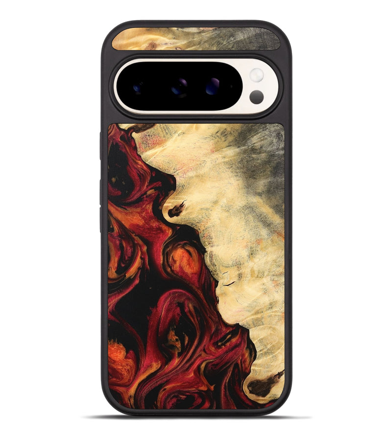 Pixel 9 Pro XL Wood Phone Case - Treva (Red, 733481)