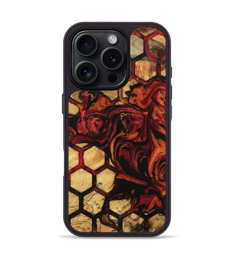 iPhone 16 Pro Wood Phone Case - Tracey (Pattern, 733482)