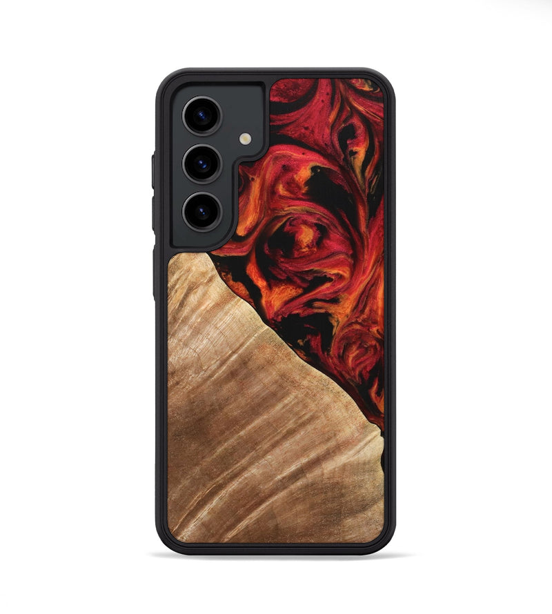 Galaxy S24 Wood Phone Case - Candee (Red, 733498)