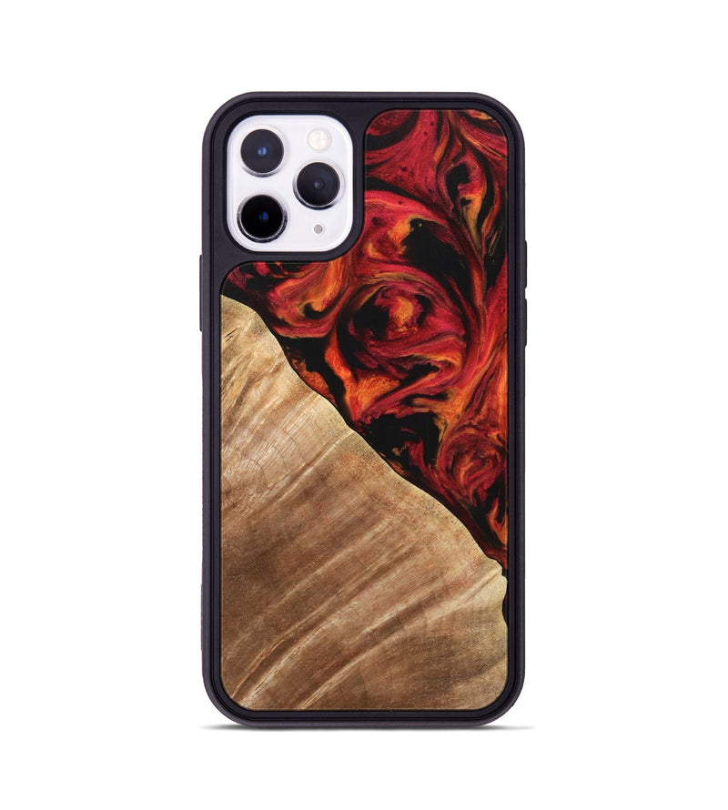 iPhone 11 Pro Wood Phone Case - Candee (Red, 733498)