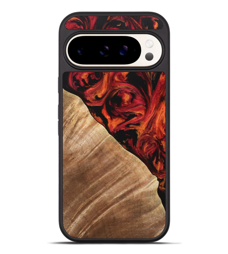 Pixel 9 Pro XL Wood Phone Case - Candee (Red, 733498)