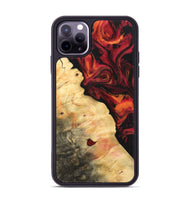 iPhone 11 Pro Max Wood Phone Case - Avivah (Red, 733500)