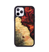 iPhone 11 Pro Wood Phone Case - Avivah (Red, 733500)