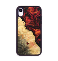 iPhone Xr Wood Phone Case - Avivah (Red, 733500)