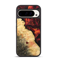 Pixel 9 Pro Wood Phone Case - Avivah (Red, 733500)