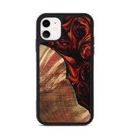 iPhone 11 Wood Phone Case - Ilene (Red, 733502)