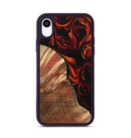 iPhone Xr Wood Phone Case - Ilene (Red, 733502)