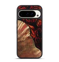 Pixel 9 Pro Wood Phone Case - Ilene (Red, 733502)