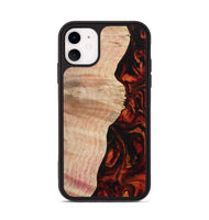 iPhone 11 Wood Phone Case - Lorean (Red, 733505)