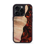 iPhone 16 Pro Wood Phone Case - Lorean (Red, 733505)