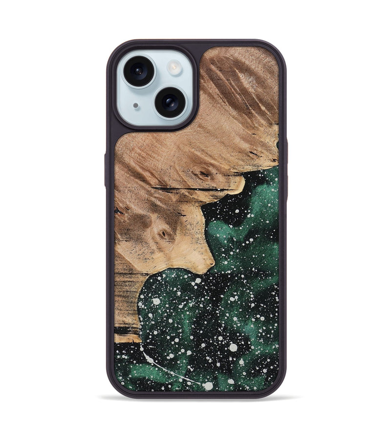 iPhone 15 Wood Phone Case - Zarrin (Cosmos, 733506)