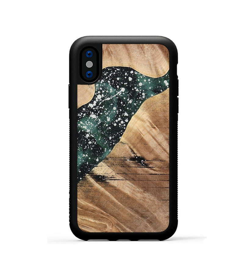 iPhone Xs Wood Phone Case - Caren (Cosmos, 733514)