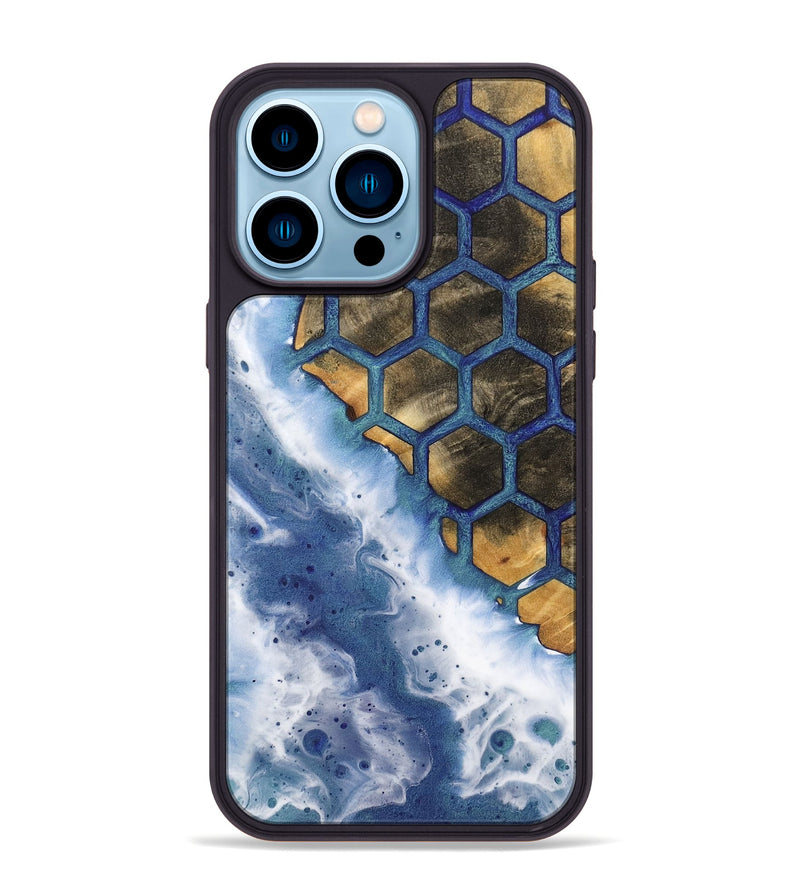 iPhone 14 Pro Max Wood Phone Case - Eline (Coastal, 733527)