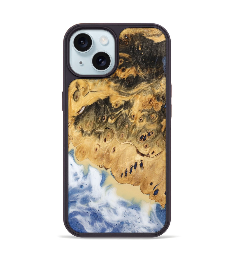 iPhone 15 Wood Phone Case - Kelli (Coastal, 733533)