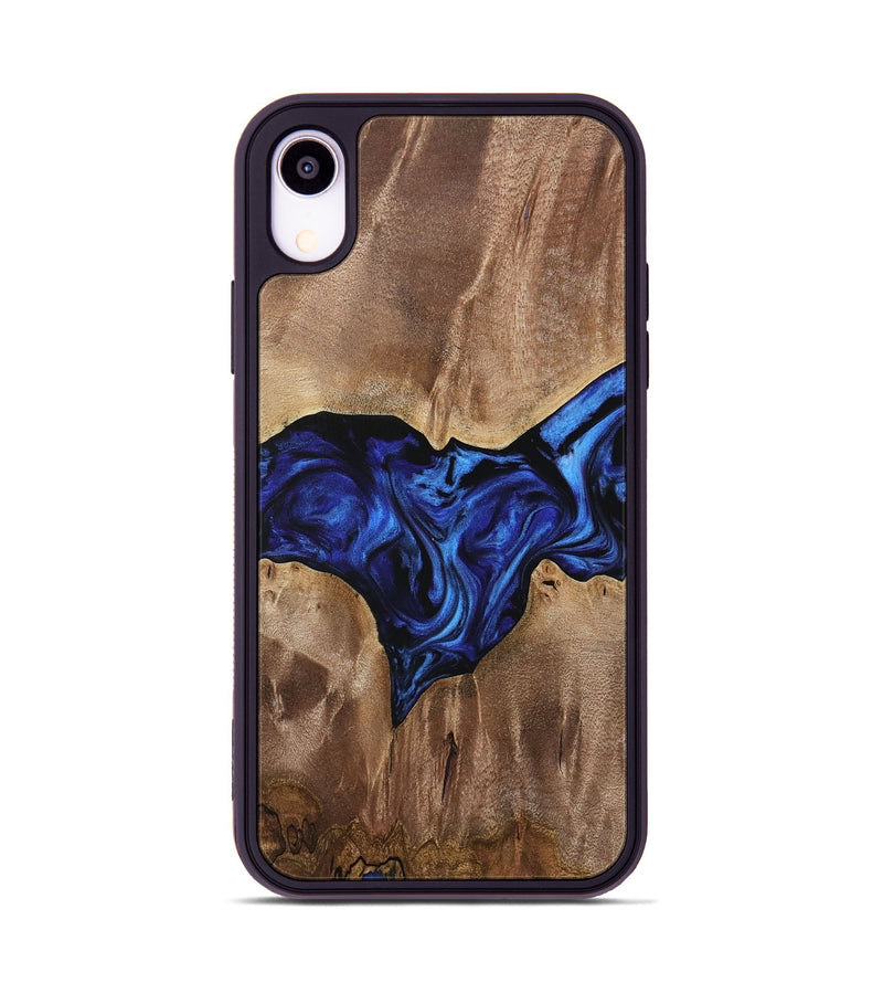 iPhone Xr Wood Phone Case - Mentor (Blue, 733565)