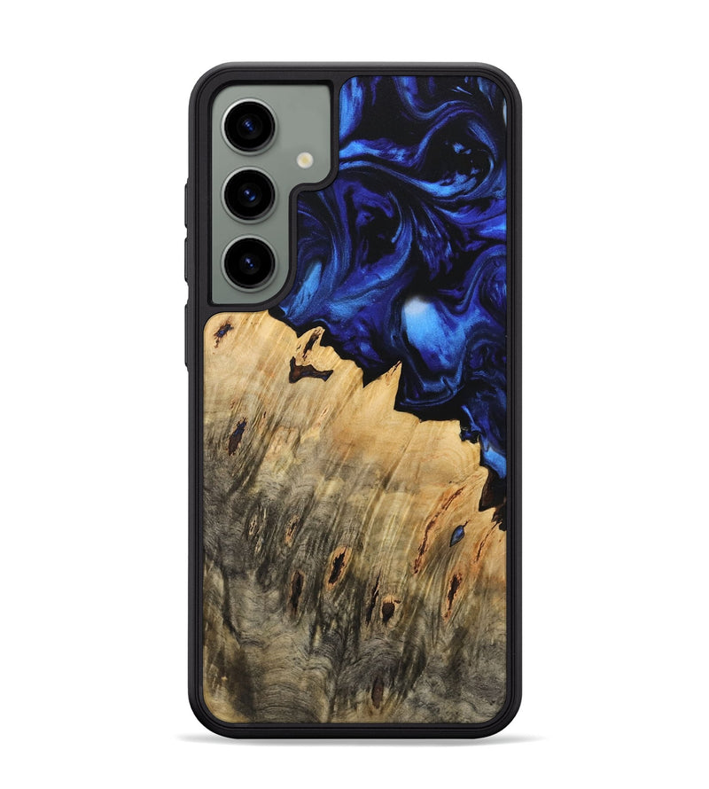 Galaxy S24 Plus Wood Phone Case - Melvin (Blue, 733566)