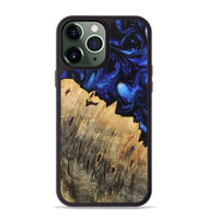 iPhone 13 Pro Max Wood Phone Case - Melvin (Blue, 733566)