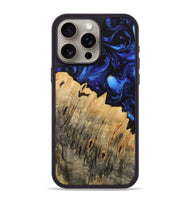 iPhone 15 Pro Max Wood Phone Case - Melvin (Blue, 733566)