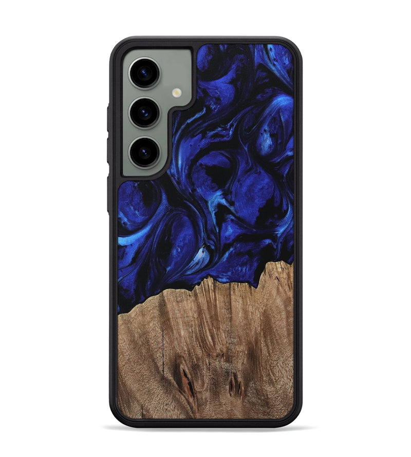 Galaxy S24 Plus Wood Phone Case - Qafi (Blue, 733568)