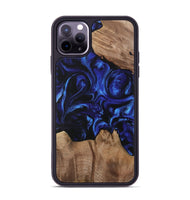 iPhone 11 Pro Max Wood Phone Case - Hurbert (Blue, 733569)