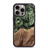 iPhone 15 Pro Max Wood Phone Case - Reeti (Green, 733571)