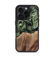 iPhone 16 Pro Wood Phone Case - Reeti (Green, 733571)