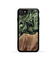 iPhone SE Wood Phone Case - Reeti (Green, 733571)