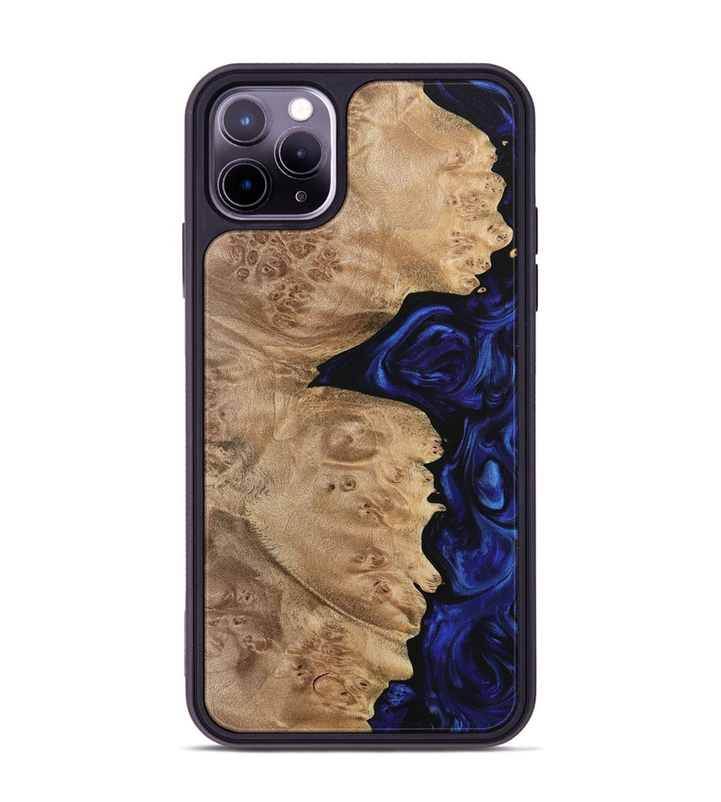 iPhone 11 Pro Max Wood Phone Case - Jerrad (Blue, 733573)