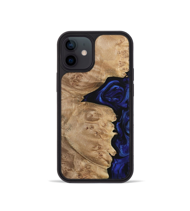 iPhone 12 mini Wood Phone Case - Jerrad (Blue, 733573)