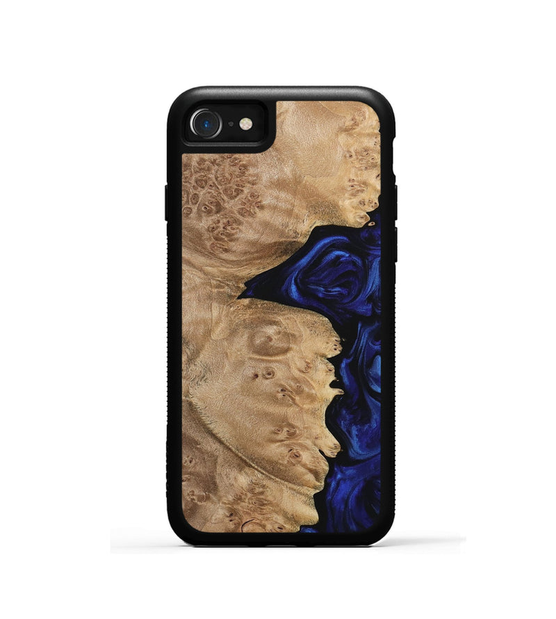 iPhone SE Wood Phone Case - Jerrad (Blue, 733573)