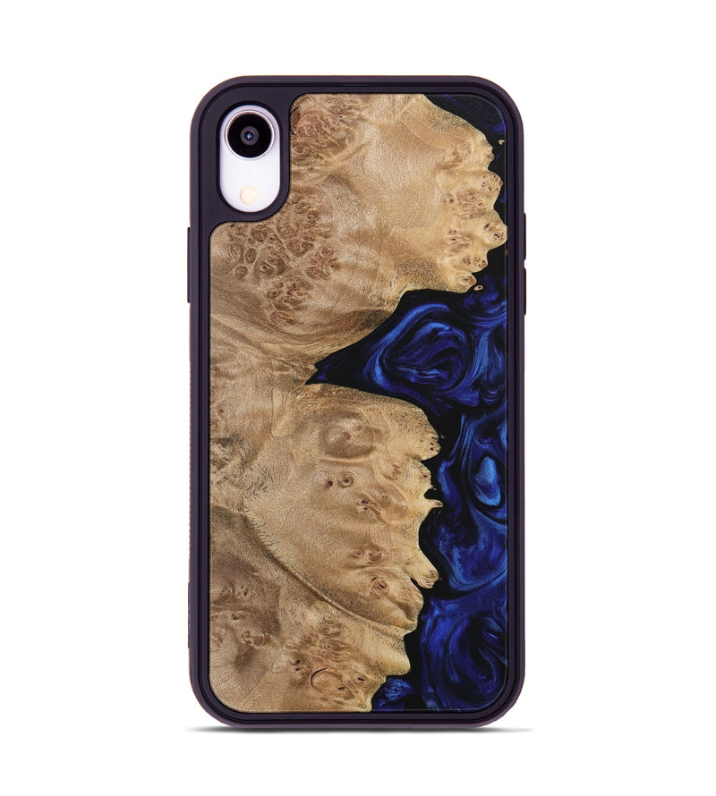 iPhone Xr Wood Phone Case - Jerrad (Blue, 733573)