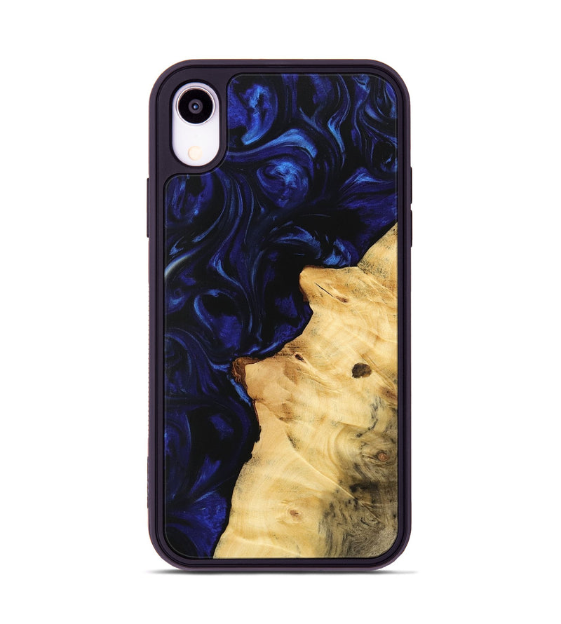 iPhone Xr Wood Phone Case - Bobby (Blue, 733578)