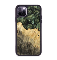 iPhone 11 Pro Max Wood Phone Case - Levina (Green, 733581)