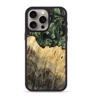 iPhone 15 Pro Max Wood Phone Case - Levina (Green, 733581)