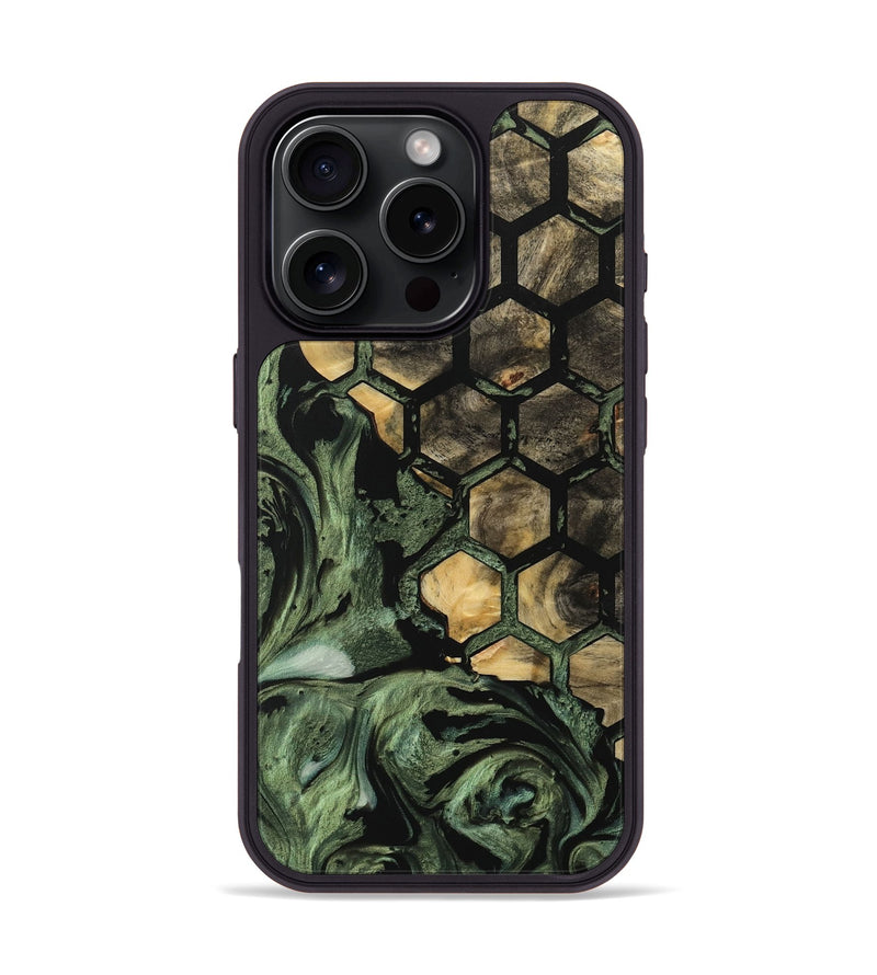 iPhone 16 Pro Wood Phone Case - Dayne (Pattern, 733582)